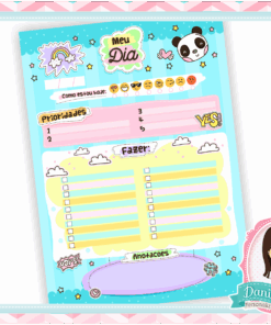 Bloco Planner Diário - Meu Dia
