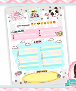 Bloco Planner Diário - Meu Dia