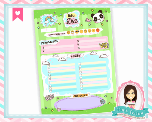 Bloco Planner Diário - Meu Dia - Imagem 5