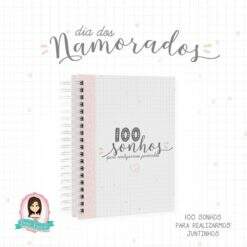 Caderno 100 Sonhos para Realizar Juntinhos