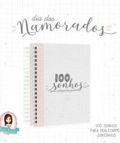 Caderno 100 Sonhos para Realizar Juntinhos