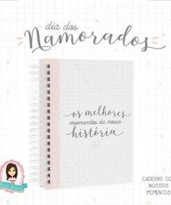 Caderno Nossos Momentos Dia dos Namorados