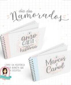 Livro Nossa História Dia dos Namorados