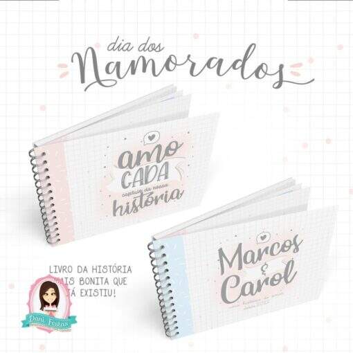 Livro Nossa História Dia dos Namorados