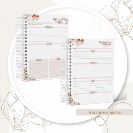 Caderno Devocional Floral - Imagem 4