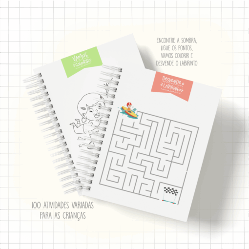 Caderno de Atividades Infantil Menina - Imagem 3