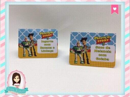 Plaquinha de Mesa  Toy Story - Imagem 2