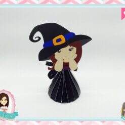 Porta Bombom Bruxinha  Halloween