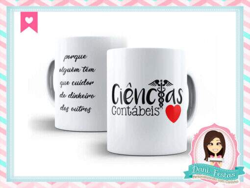 Caneca Personalizada Profissão Contador - Imagem 3