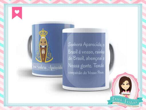 Caneca Nossa Senhora Aparecida - Imagem 2