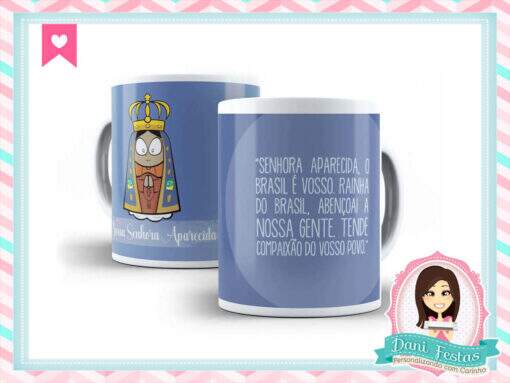 Caneca Nossa Senhora Aparecida - Imagem 3