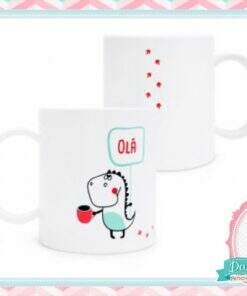 Caneca Plástica Dinossauro