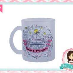 Caneca De Vidro Jateado Personalizada