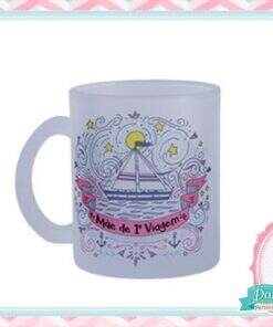 Caneca De Vidro Jateado Personalizada