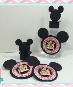 Rótulo para Água - Turma do Mickey