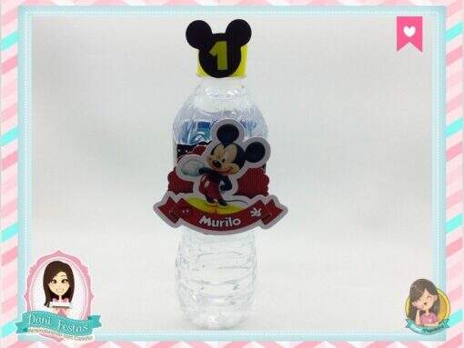 Rótulo para Água - Mickey Mouse