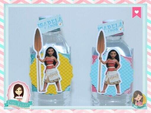 Rótulo para água Moana - Imagem 2