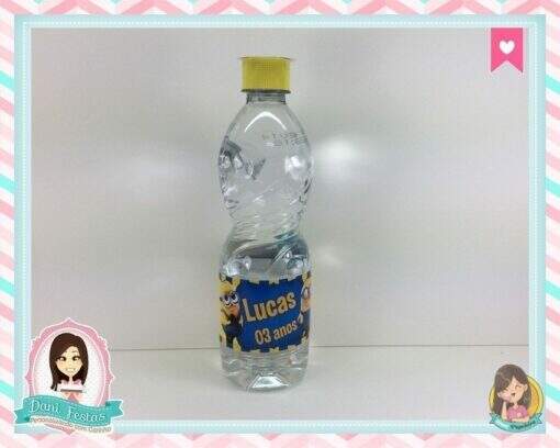 Rótulo para Água ou Refrigerante Minions