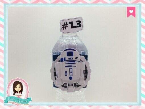 Rótulo para Água  Star Wars