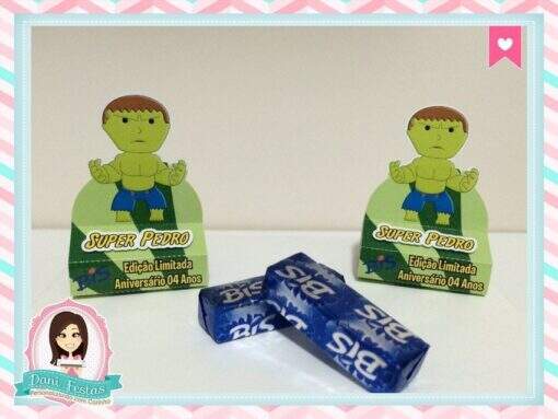 Rótulo para Bis Duplo - Hulk
