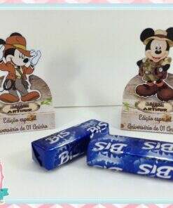 Rótulo para Bis Duplo - Safari do Mickey