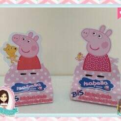 Rótulo Para Bis Duplo  Peppa Pig