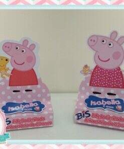 Rótulo Para Bis Duplo  Peppa Pig