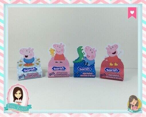 Rótulo Para Bis Duplo  Peppa Pig - Imagem 3