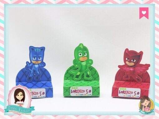 Rótulo para Bis Duplo PJ Masks