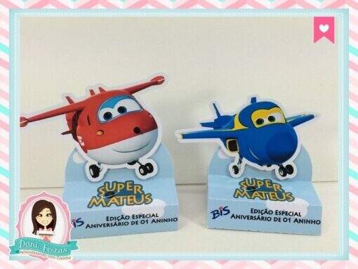 Rótulo Para Bis Duplo  Super Wings - Imagem 2