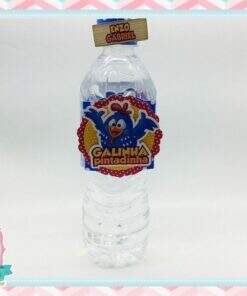 Rótulo para Garrafa Água  Galinha Pintadinha
