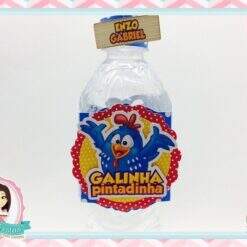 Alternative view of Rótulo para Garrafa Água  Galinha Pintadinha