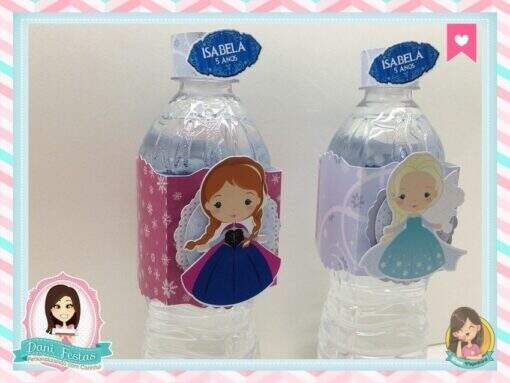 Rótulo Para Garrafa  Frozen - Imagem 3
