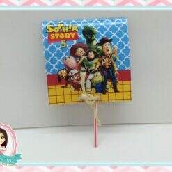 Alternative view of Rótulo para Pirulito Toy Story