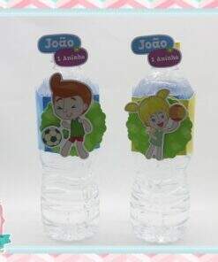 Rótulo Personalizado Água  Mundo Bita
