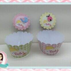 Saia para Cupcake  Jardim Encantado