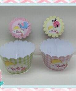 Saia para Cupcake  Jardim Encantado
