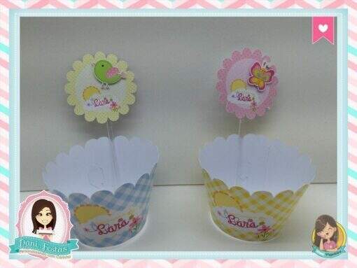 Saia para Cupcake  Jardim Encantado - Imagem 2