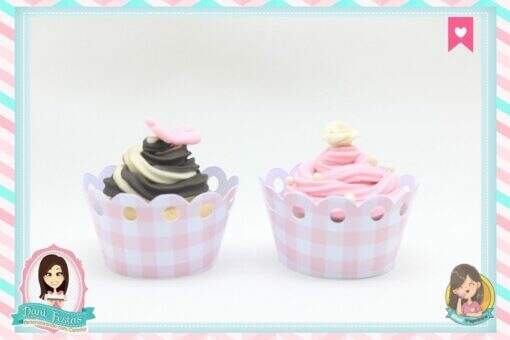 Saia para Cupcake  Ovelhinha
