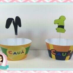 Saia para Cupcake + Topper - Turma do Mickey