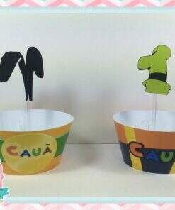 Saia para Cupcake + Topper - Turma do Mickey