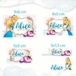 Kit Etiquetas Escolares Alice