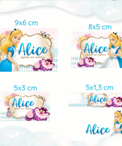 Kit Etiquetas Escolares Alice