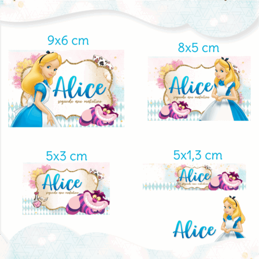 Kit Etiquetas Escolares Alice