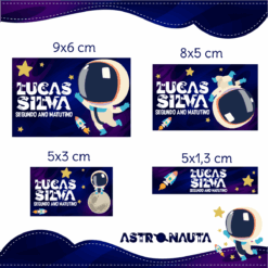 Kit Etiquetas Escolares Astronauta