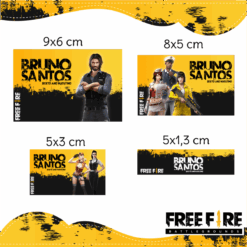 Kit Etiquetas Escolares Free Fire