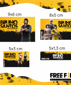 Kit Etiquetas Escolares Free Fire