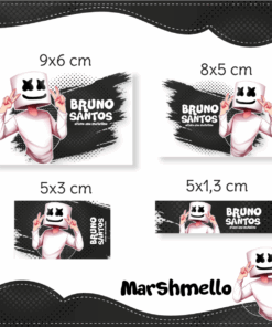 Kit Etiquetas Escolares Marshmello