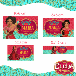 Kit Etiquetas Escolares Elena de Avalor