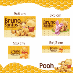 Kit Etiquetas Pooh